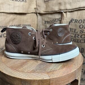 Converse Brown Genuine Suede Berkshire Sneaker Chuck Taylor Shoes Mens 11